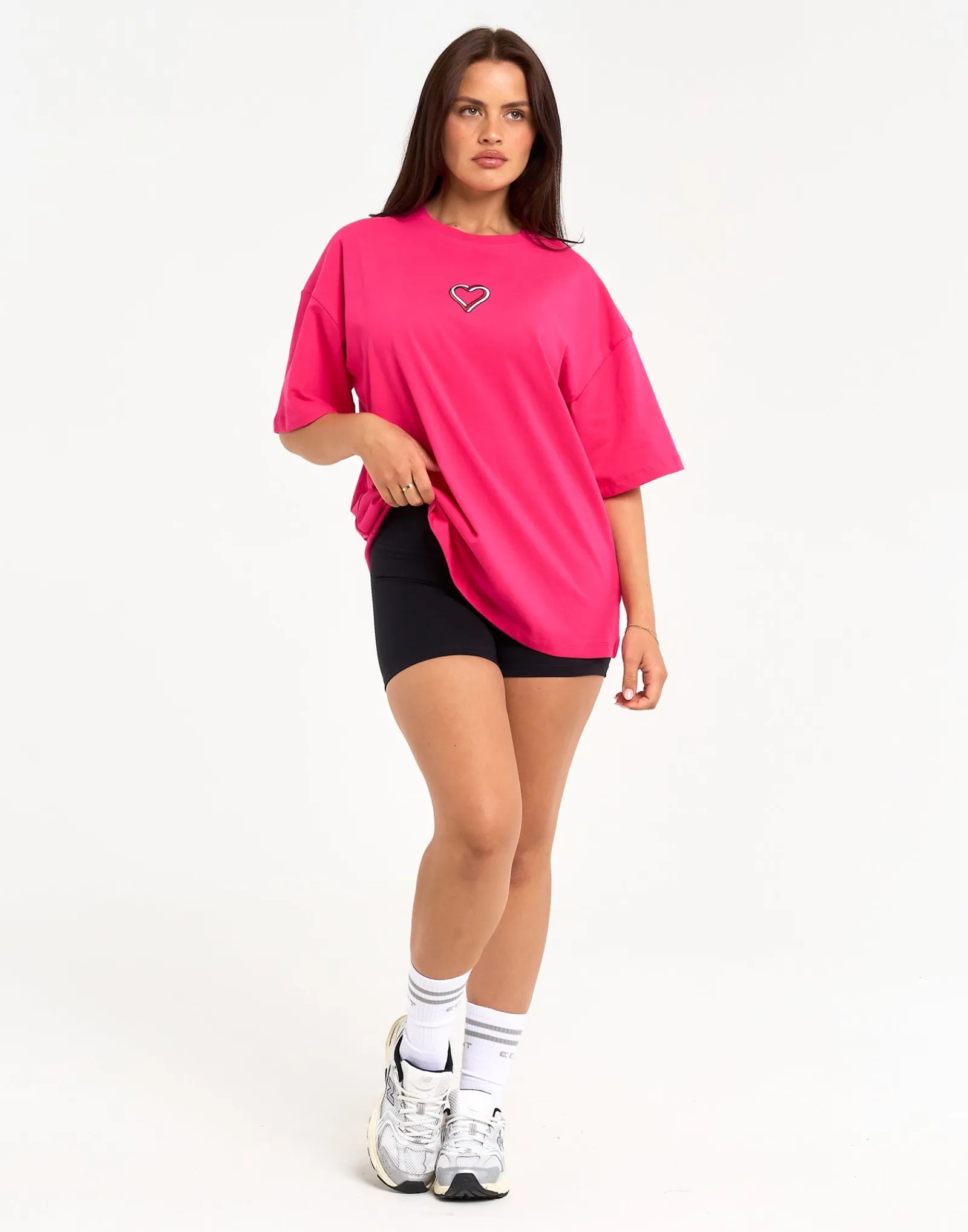 Outlet ECHT Love Oversize Tee Pink