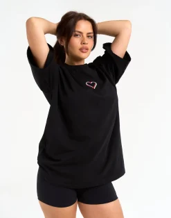 Best ECHT Love Oversize Tee Black