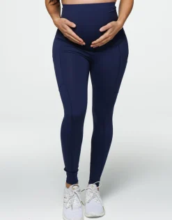 Best ECHT Maternity Pocket Leggings Navy Blue