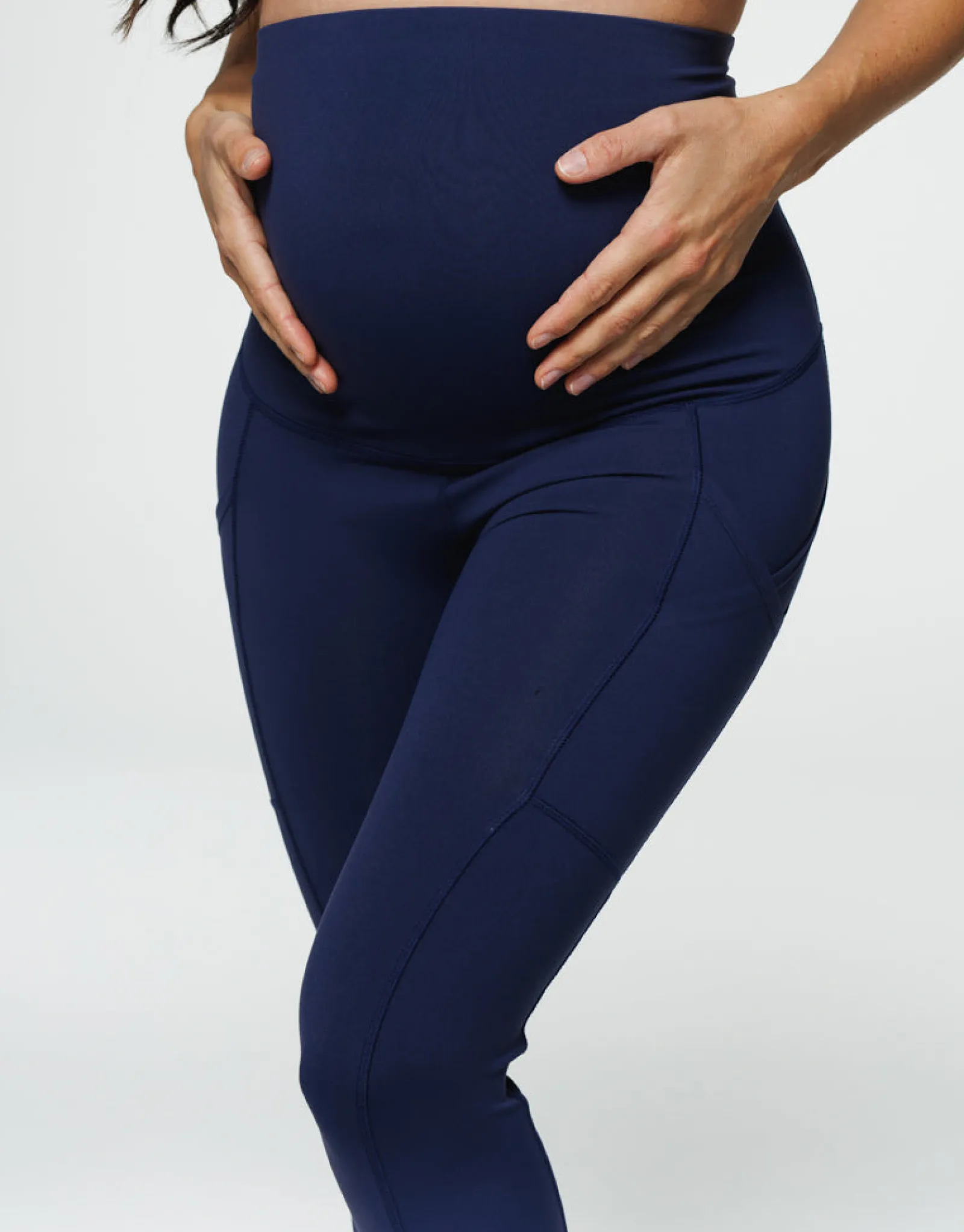 Best ECHT Maternity Pocket Leggings Navy Blue