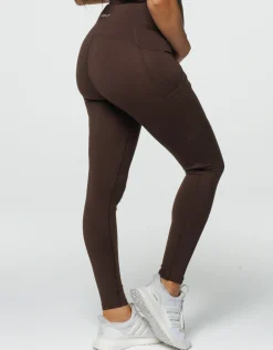 Hot ECHT Maternity Pocket Leggings Fudge Brown