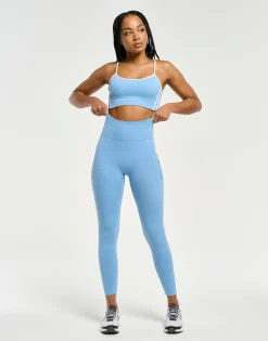 Fashion ECHT On-The-Go Utility Pocket Leggings Process Blue