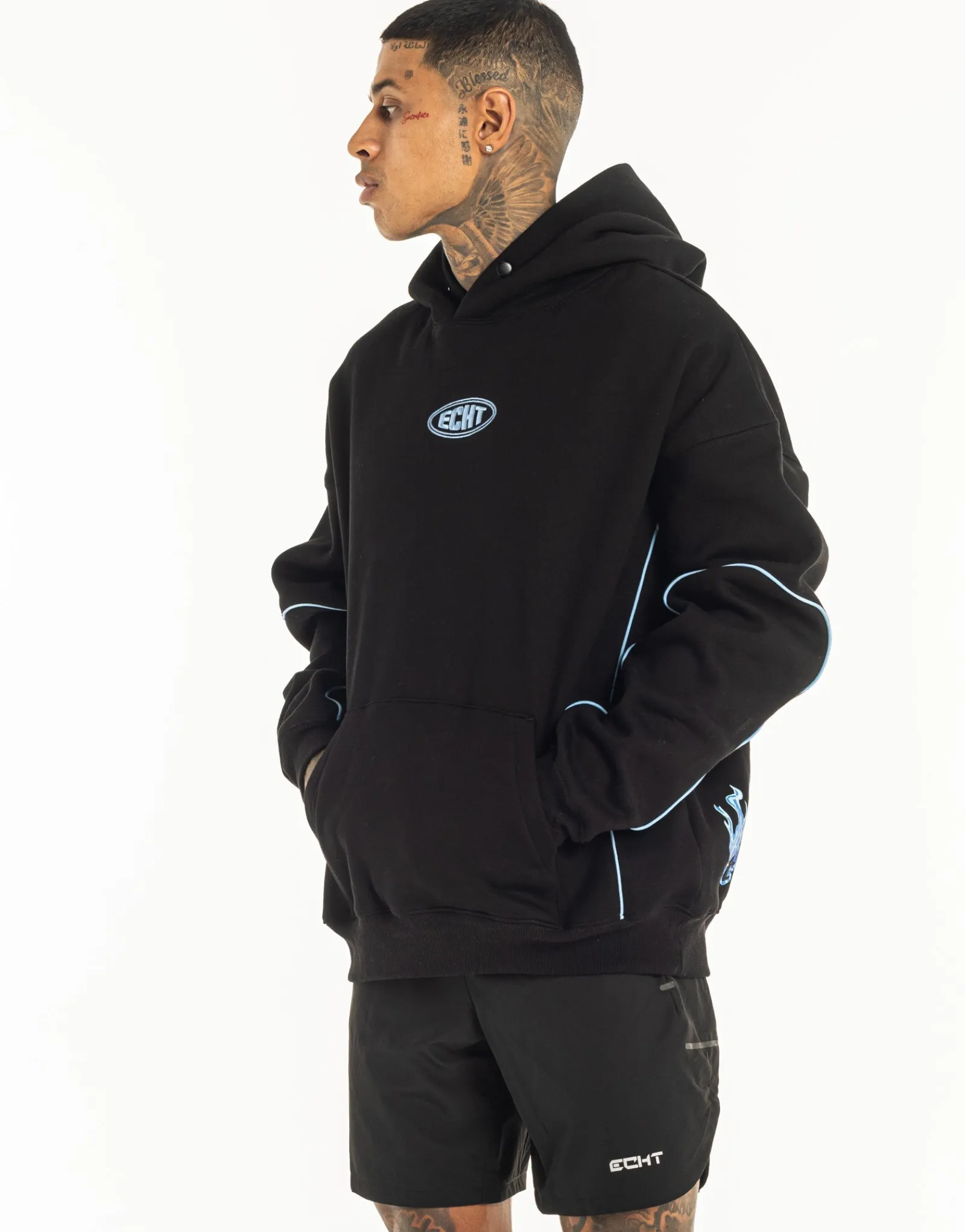 Sale ECHT Pusher Hoodie Glacier Black