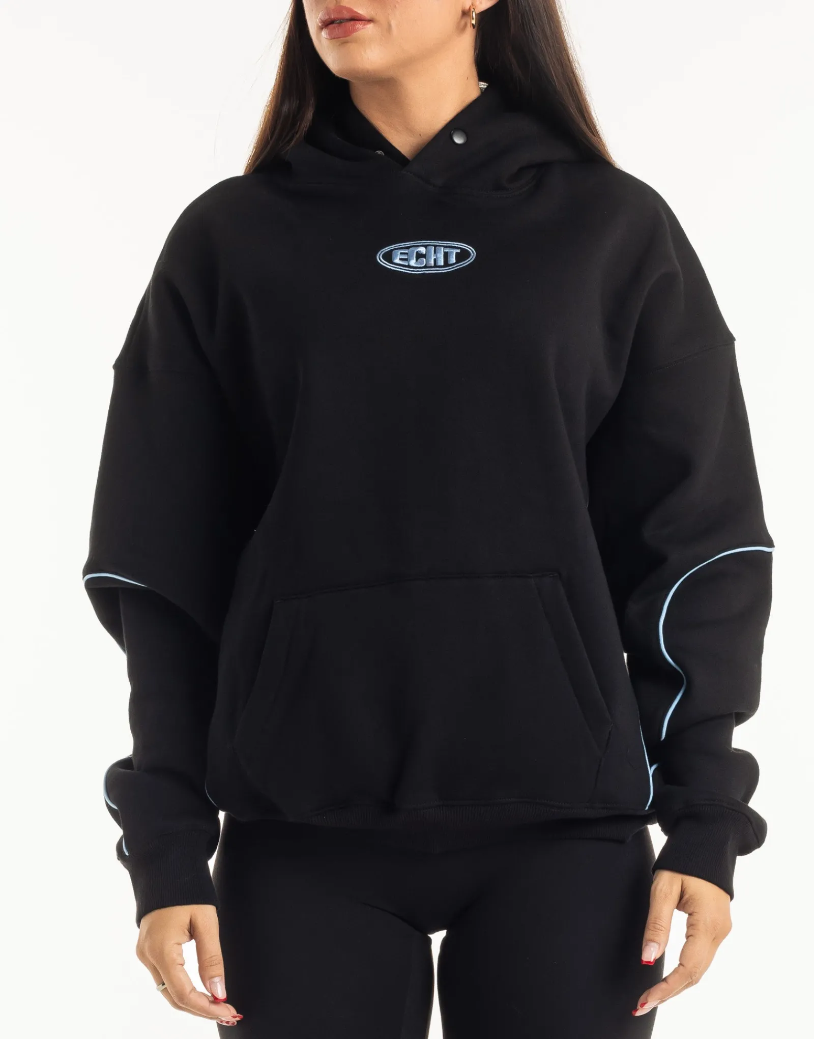 Hot ECHT Pusher Hoodie Glacier Black