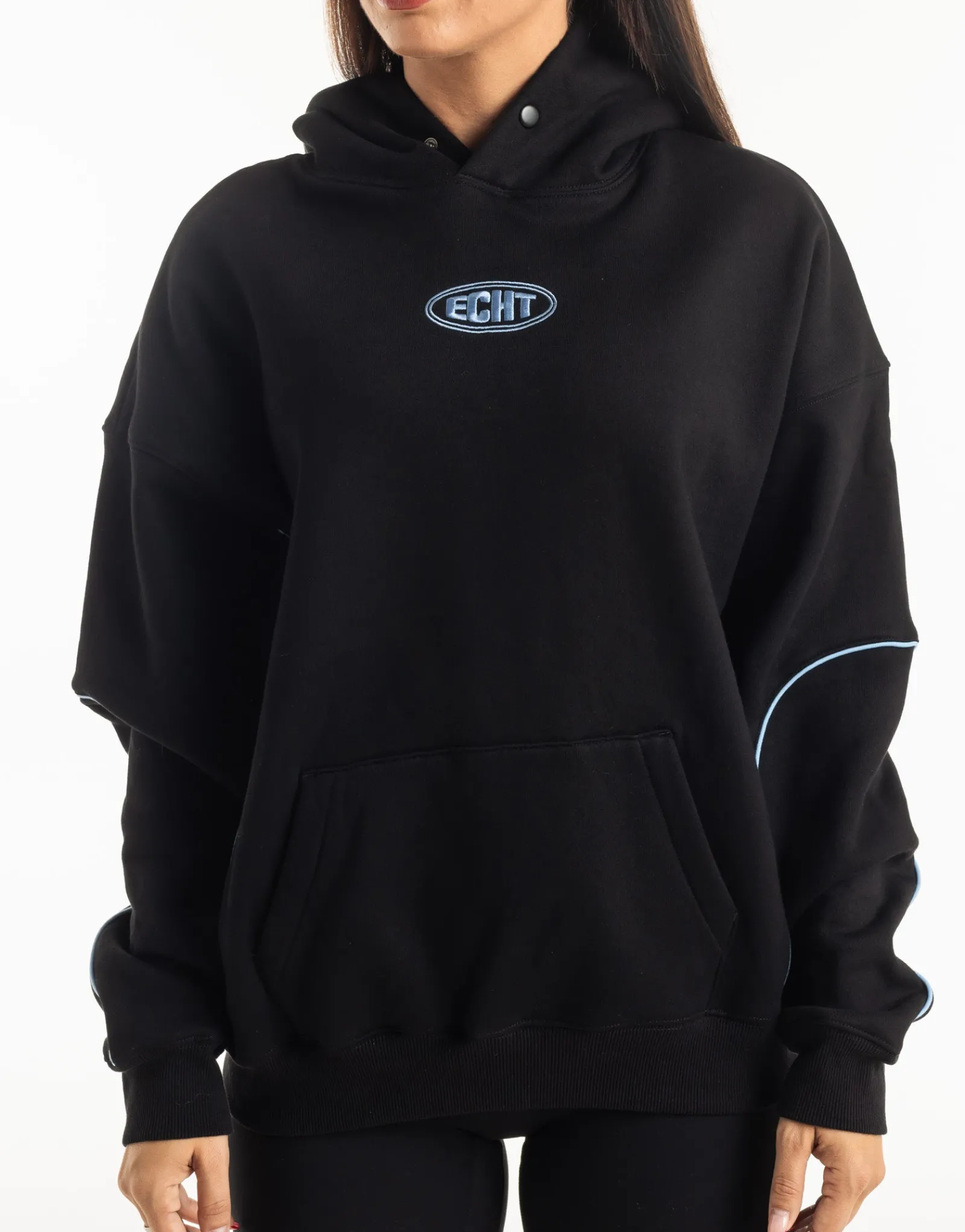 Hot ECHT Pusher Hoodie Glacier Black