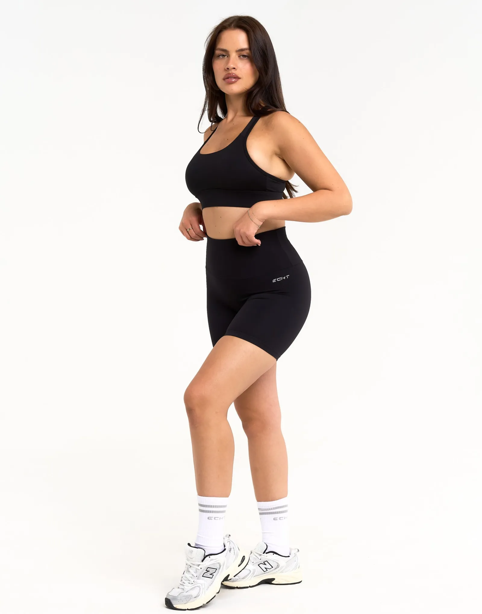 New ECHT Range Bike Shorts 6" Black