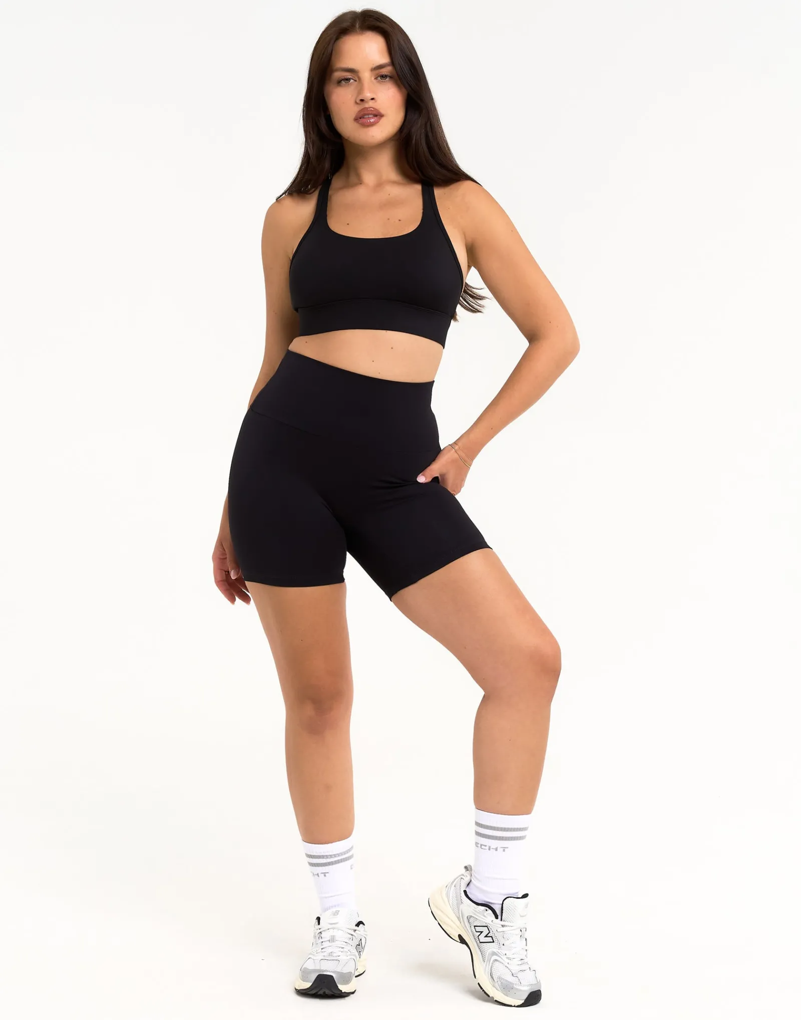 New ECHT Range Bike Shorts 6" Black