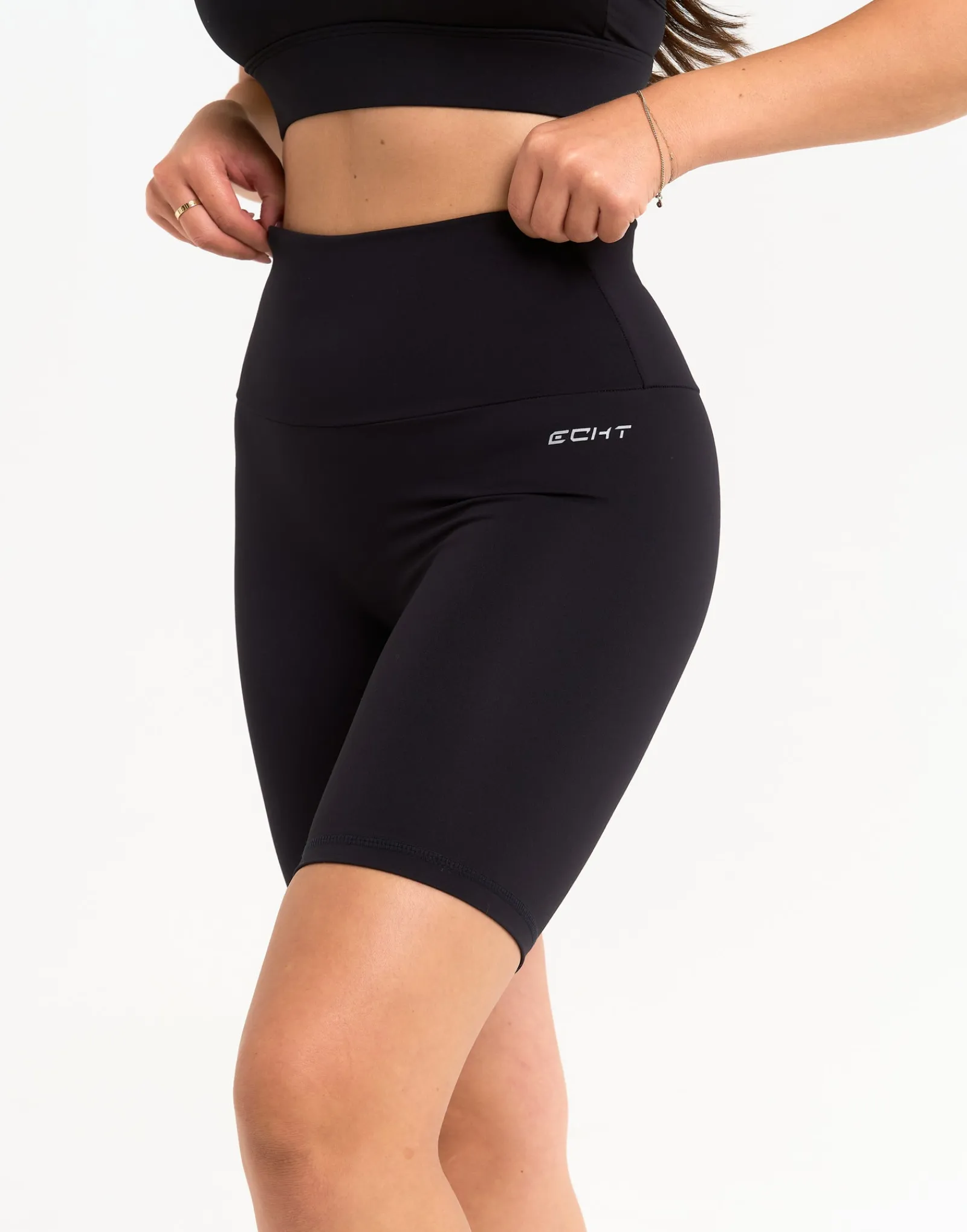 Best ECHT Range Bike Shorts 8" Black