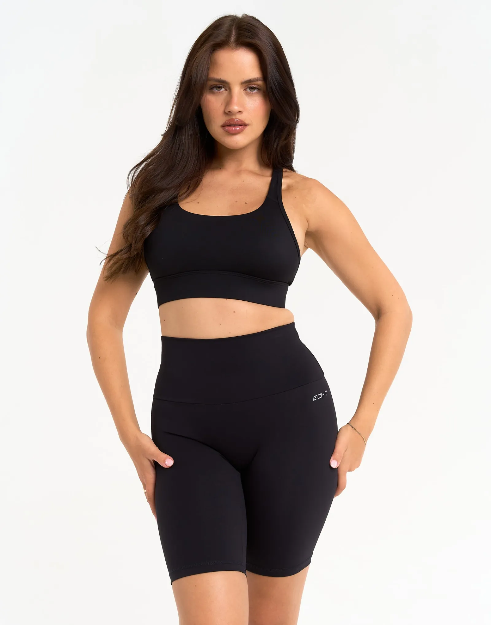 Best ECHT Range Bike Shorts 8" Black