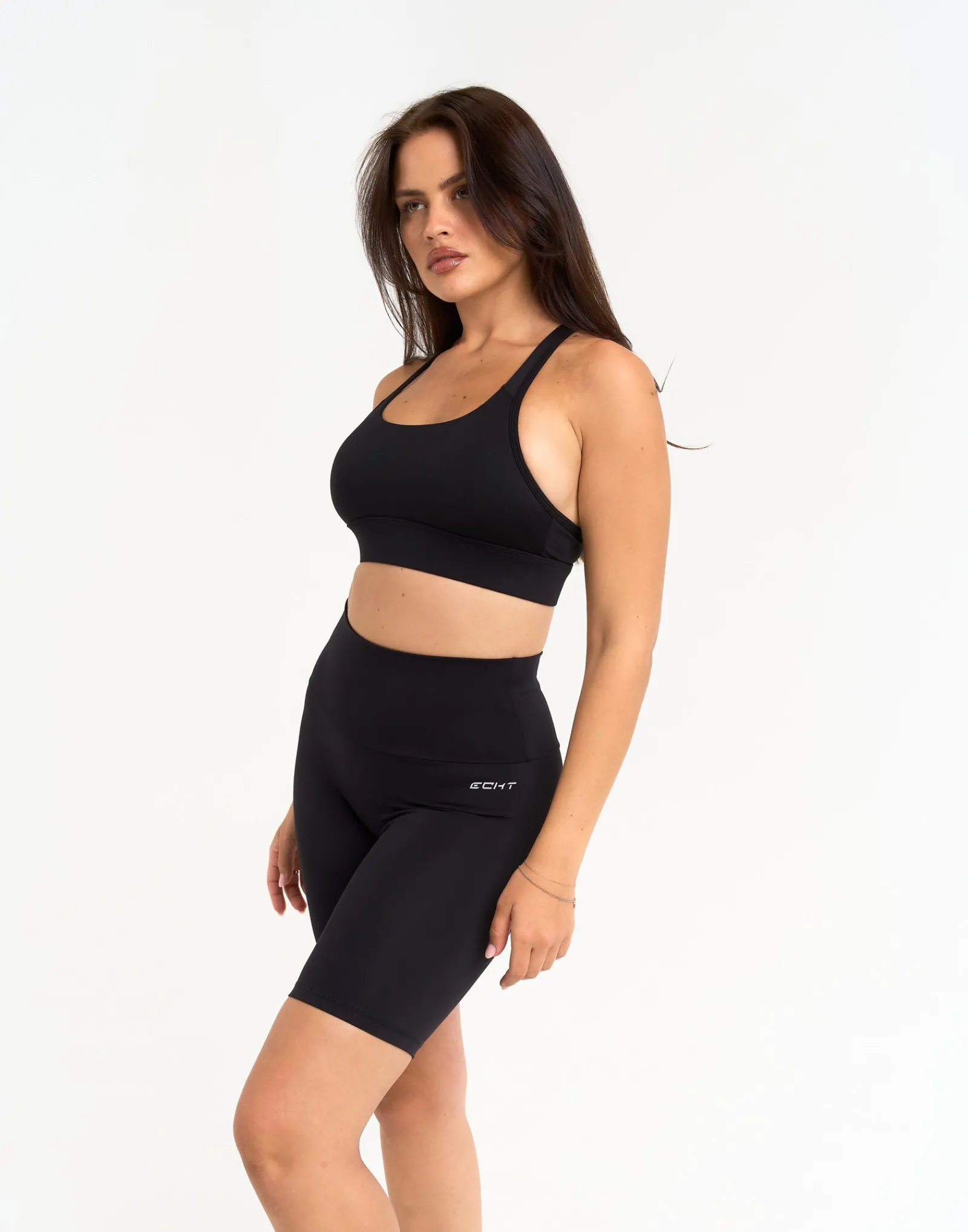 Best ECHT Range Bike Shorts 8" Black