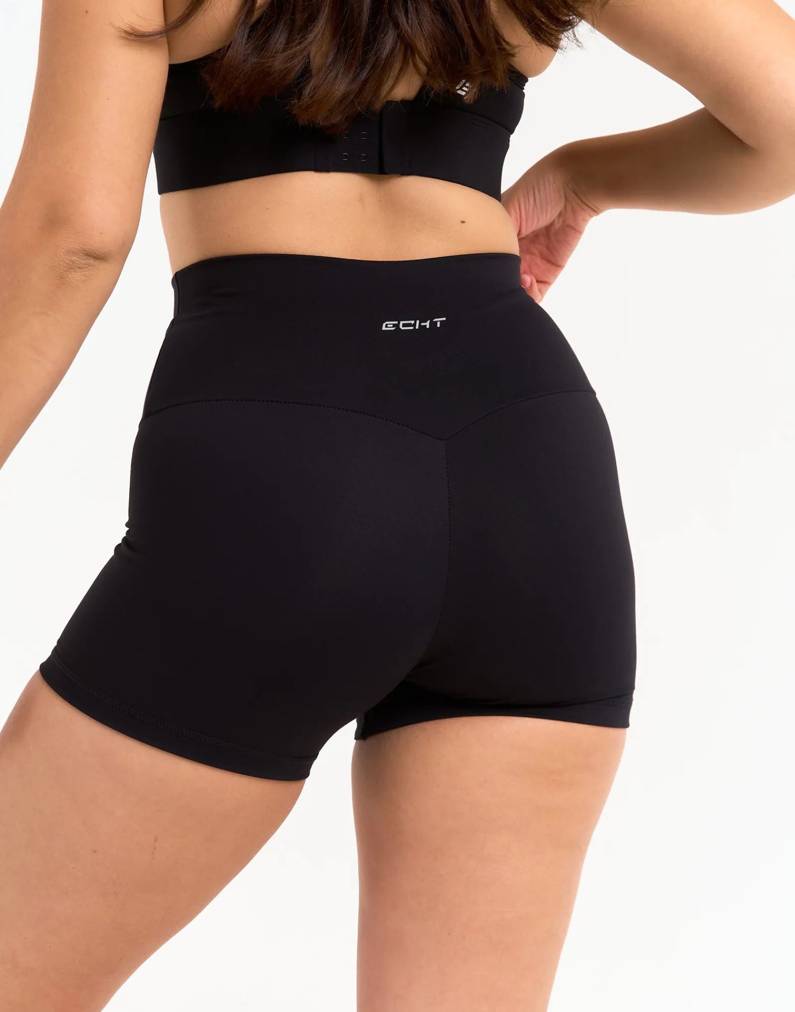 Clearance ECHT Range Bike Shorts 4" Black