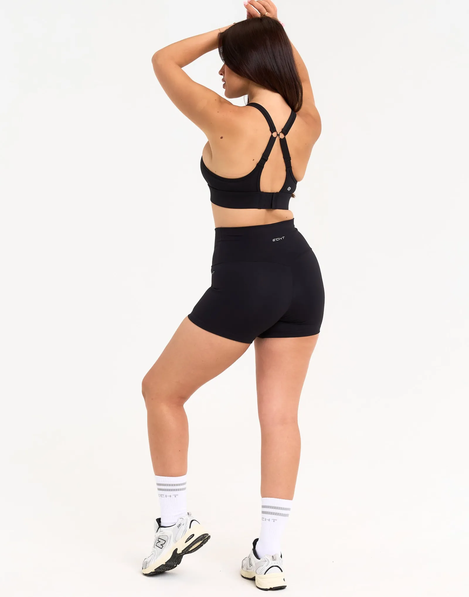 Clearance ECHT Range Bike Shorts 4" Black