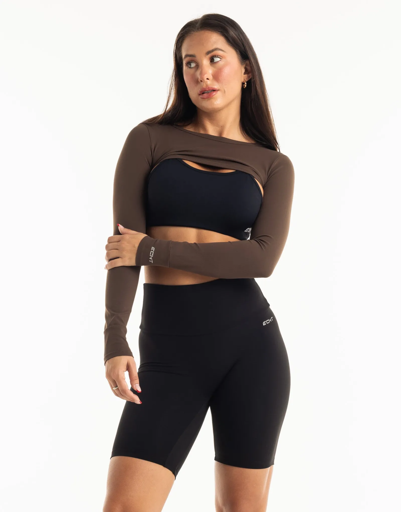 Outlet ECHT Range Long Sleeve Fudge Brown