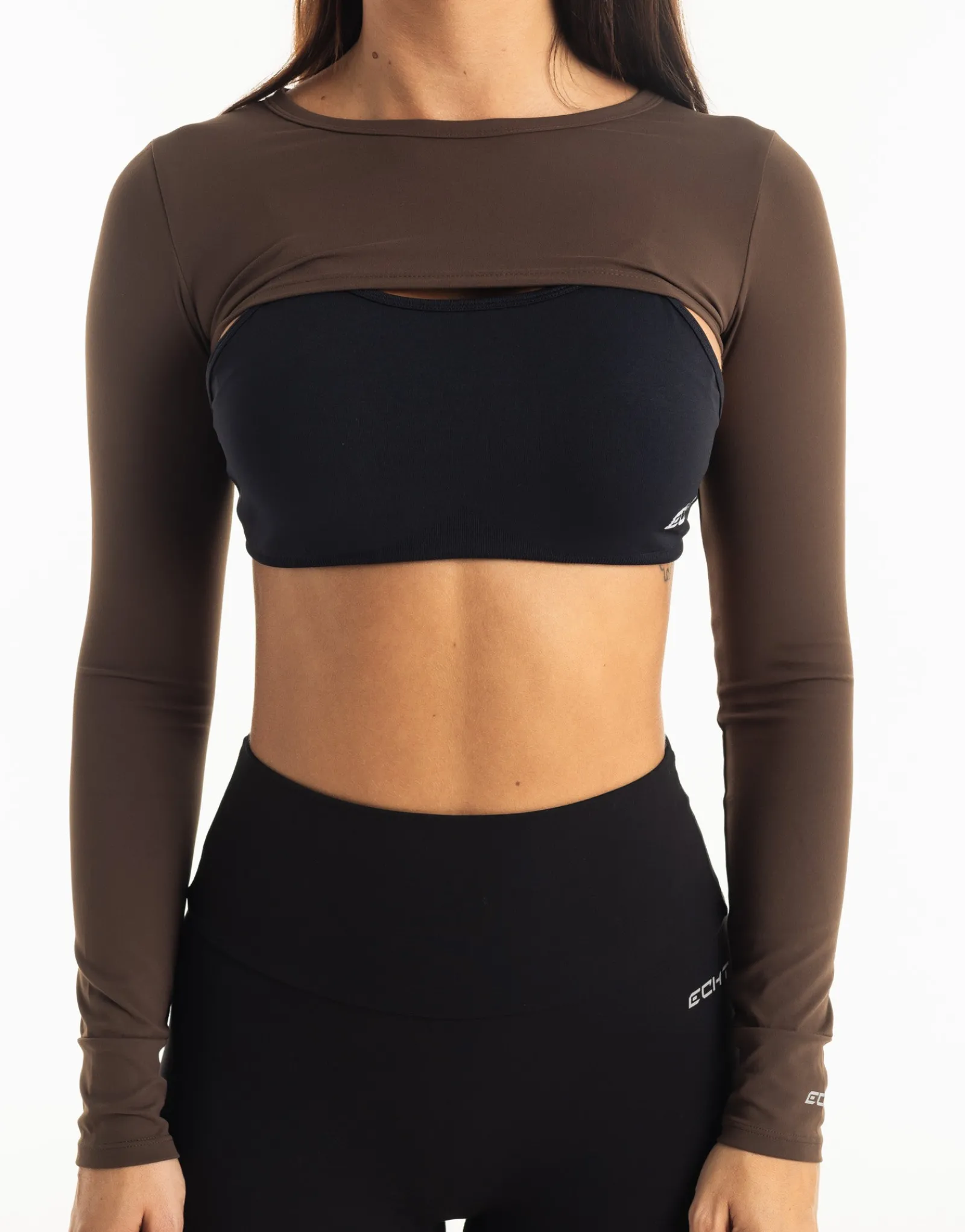 Outlet ECHT Range Long Sleeve Fudge Brown