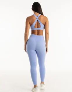 Clearance ECHT Range Sports Bra Hydrangea Blue