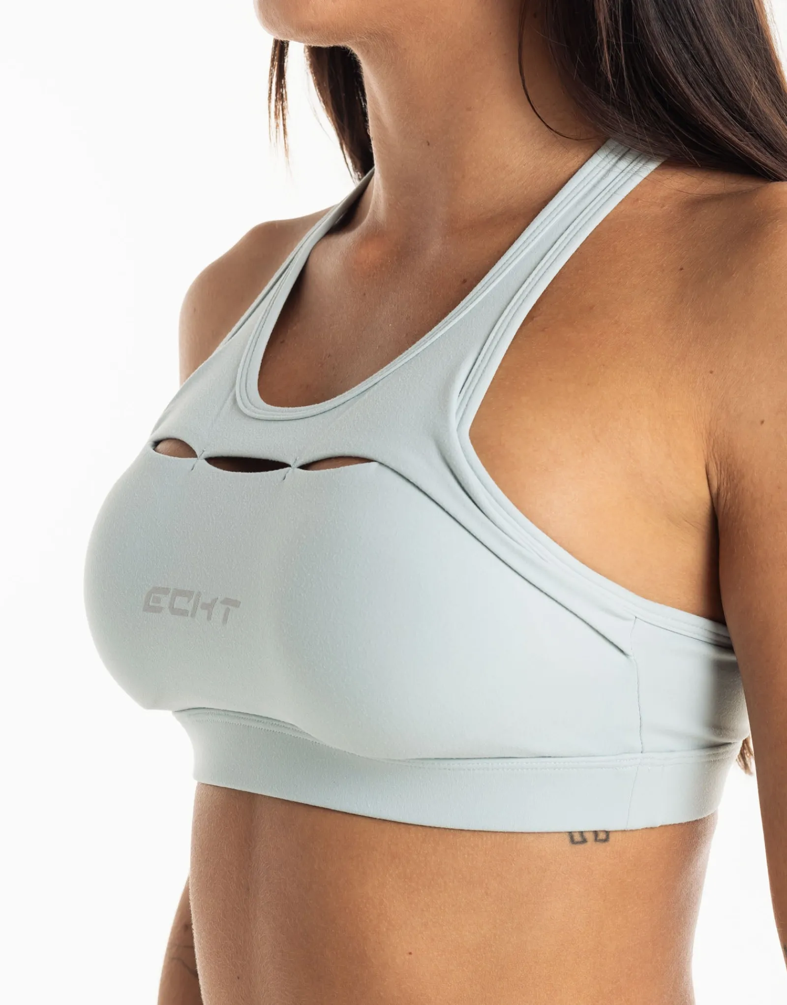 Discount ECHT Range Sports Bra Sea Blue