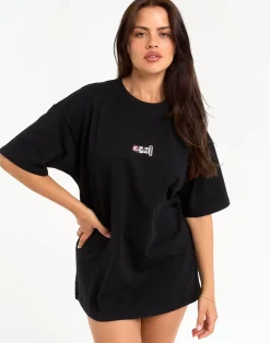 Clearance ECHT Review Oversize Tee Black