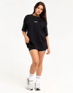 Clearance ECHT Review Oversize Tee Black