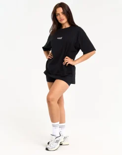 Clearance ECHT Review Oversize Tee Black