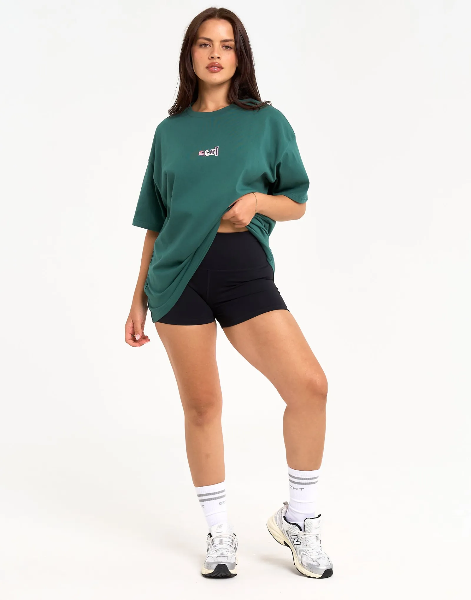 New ECHT Review Oversize Tee Green