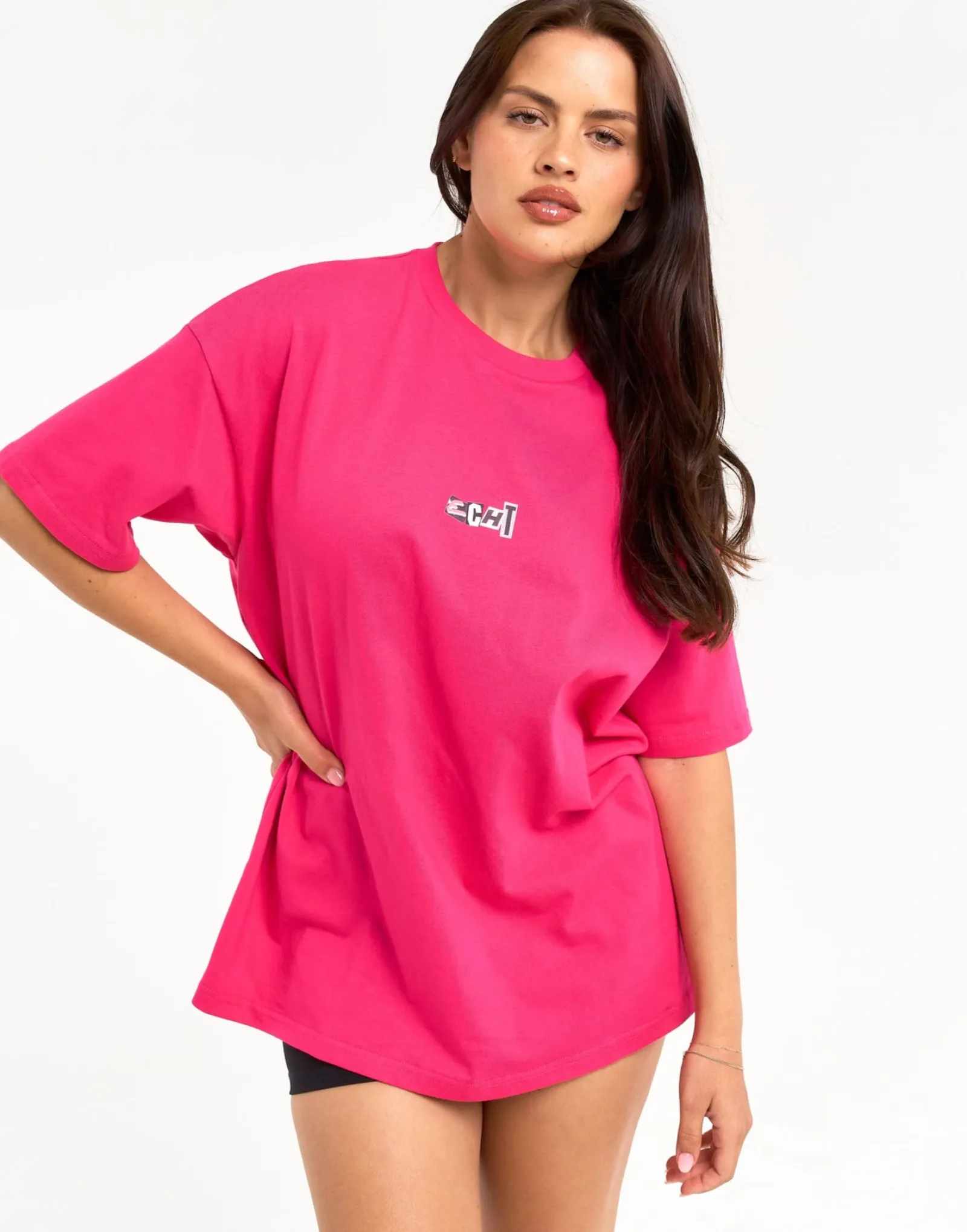 Hot ECHT Review Oversize Tee Pink