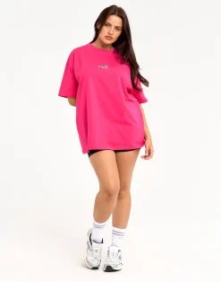 Hot ECHT Review Oversize Tee Pink