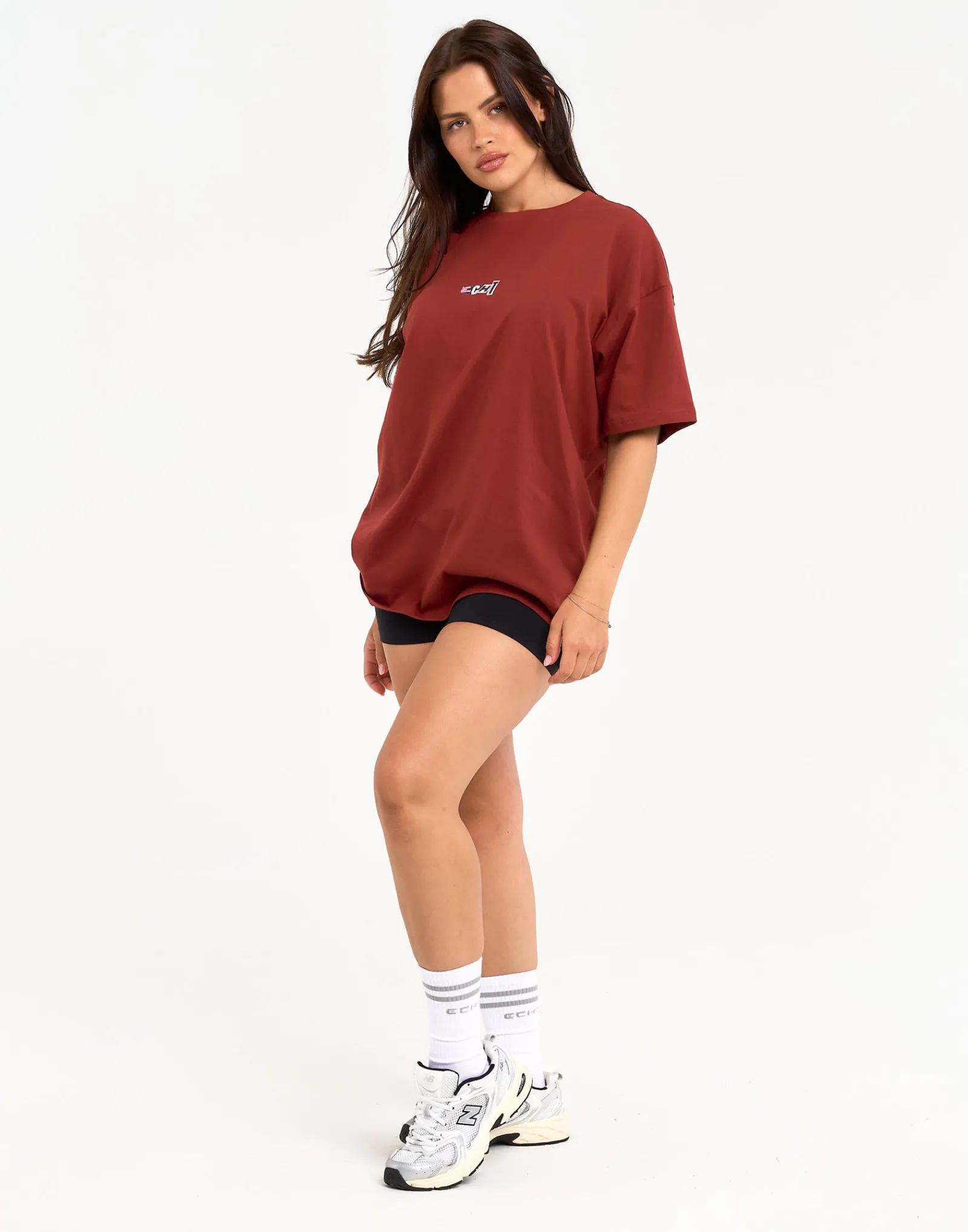 Hot ECHT Review Oversize Tee Brown