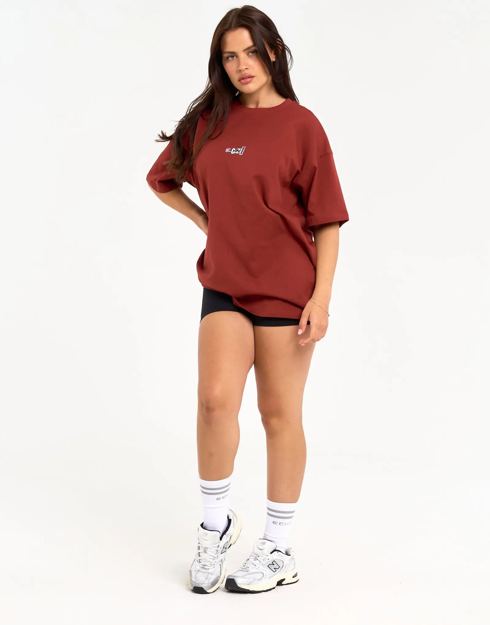 Hot ECHT Review Oversize Tee Brown