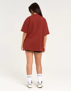Hot ECHT Review Oversize Tee Brown
