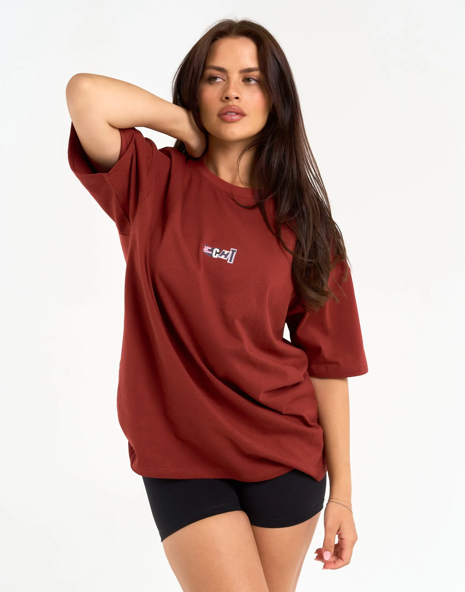 Hot ECHT Review Oversize Tee Brown