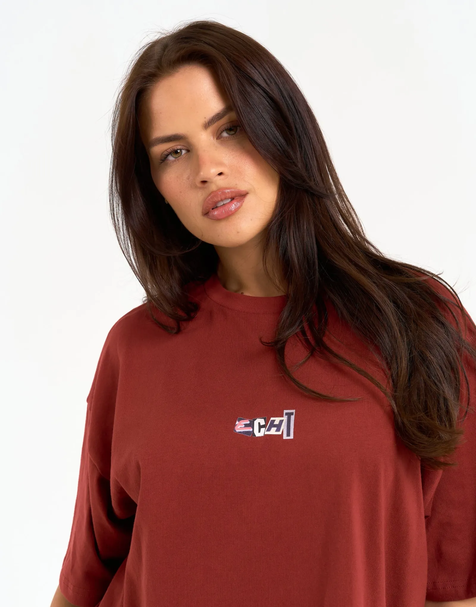 Hot ECHT Review Oversize Tee Brown