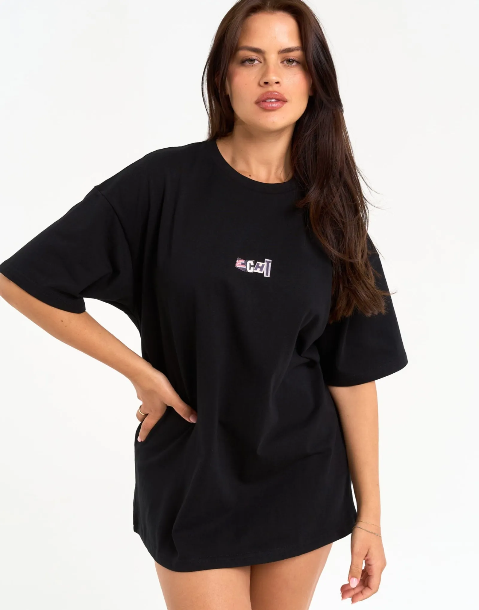 Fashion ECHT Review Oversize Tee Black