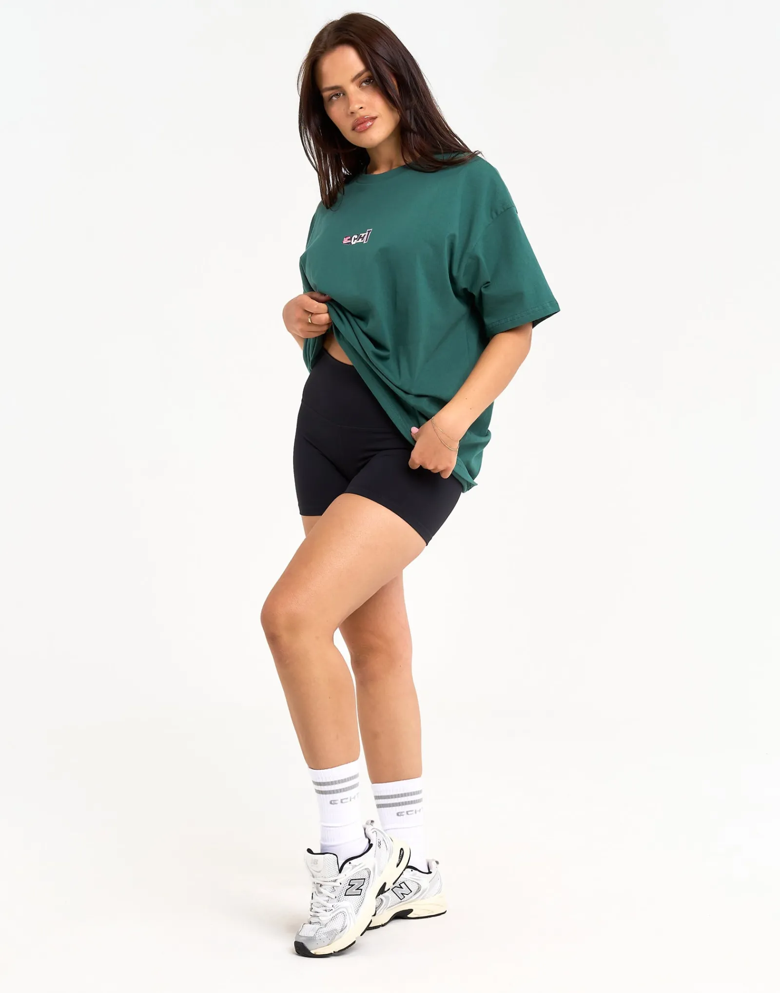 Clearance ECHT Review Oversize Tee Green