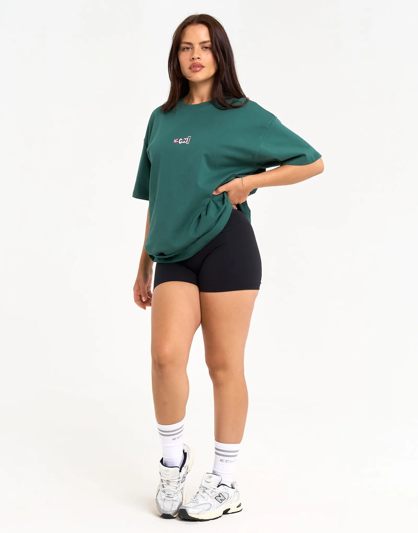 Clearance ECHT Review Oversize Tee Green