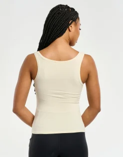 New ECHT Ribbed Sculpt Tank Taupe