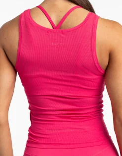 Sale ECHT Ribbed Tank Bright Pink