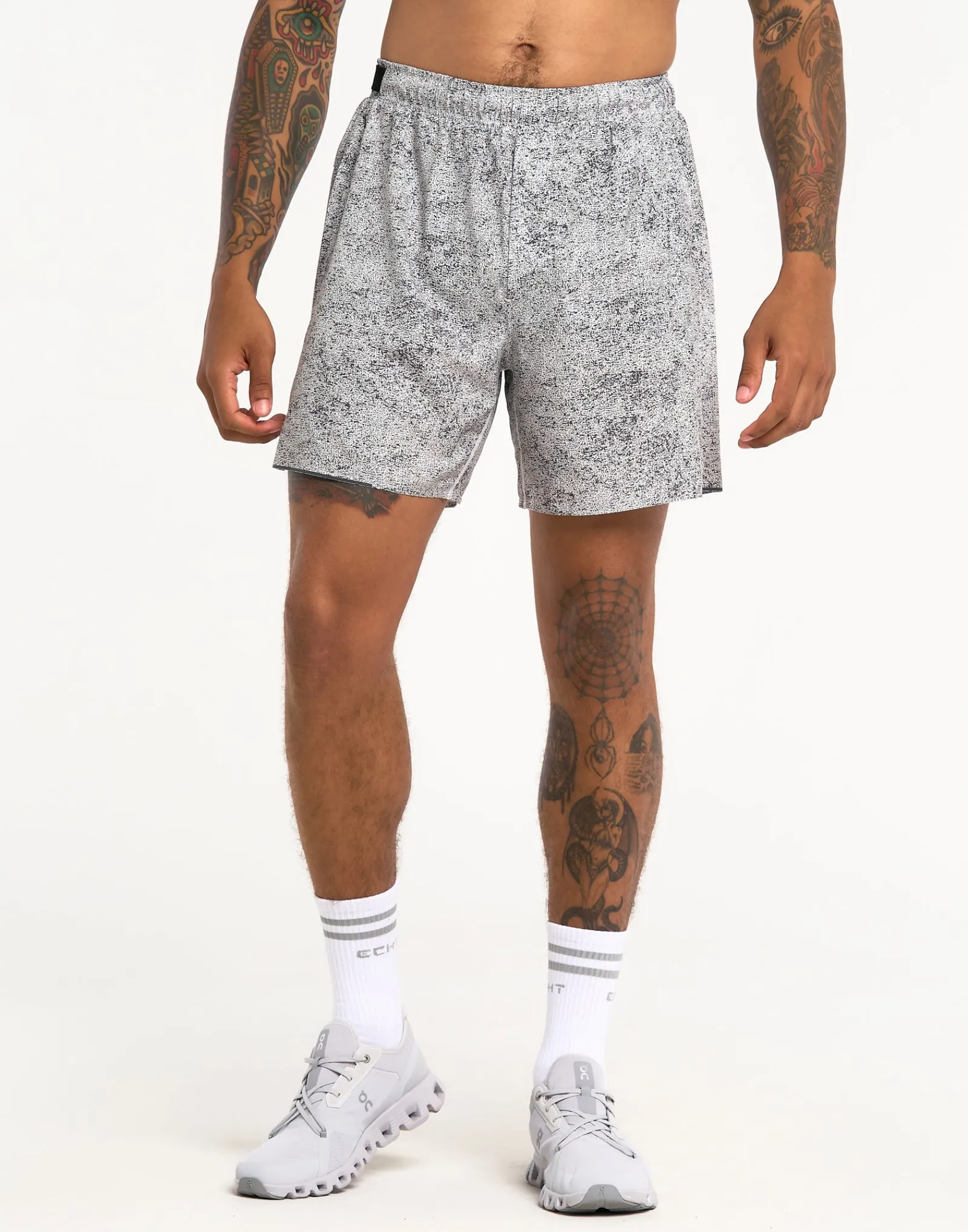 New ECHT Running Shorts Faze Grey