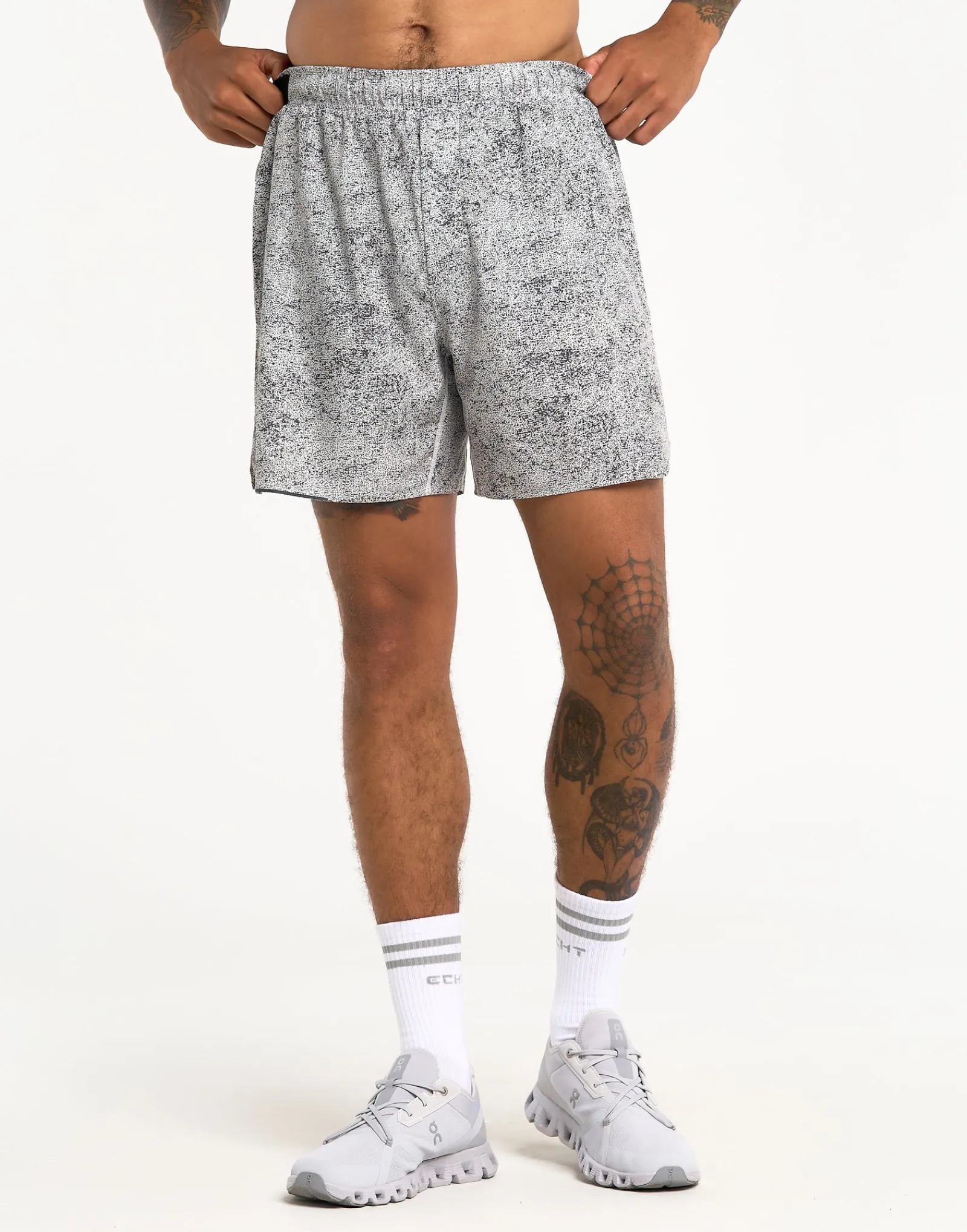 New ECHT Running Shorts Faze Grey