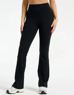 Discount ECHT Sculpt Flare Lycra Pocket Leggings Black