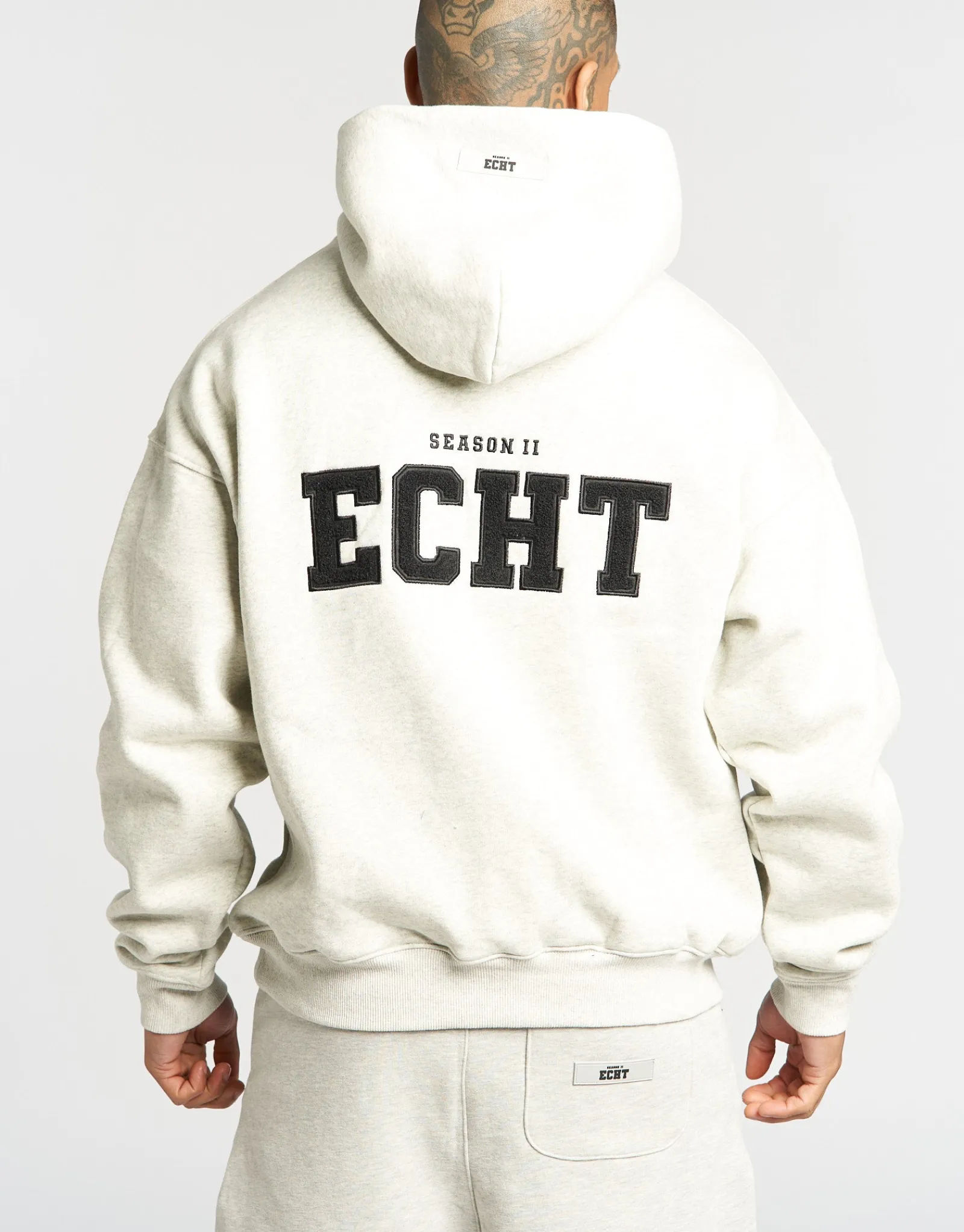Fashion ECHT Season II Hoodie Heather Grey Cream
