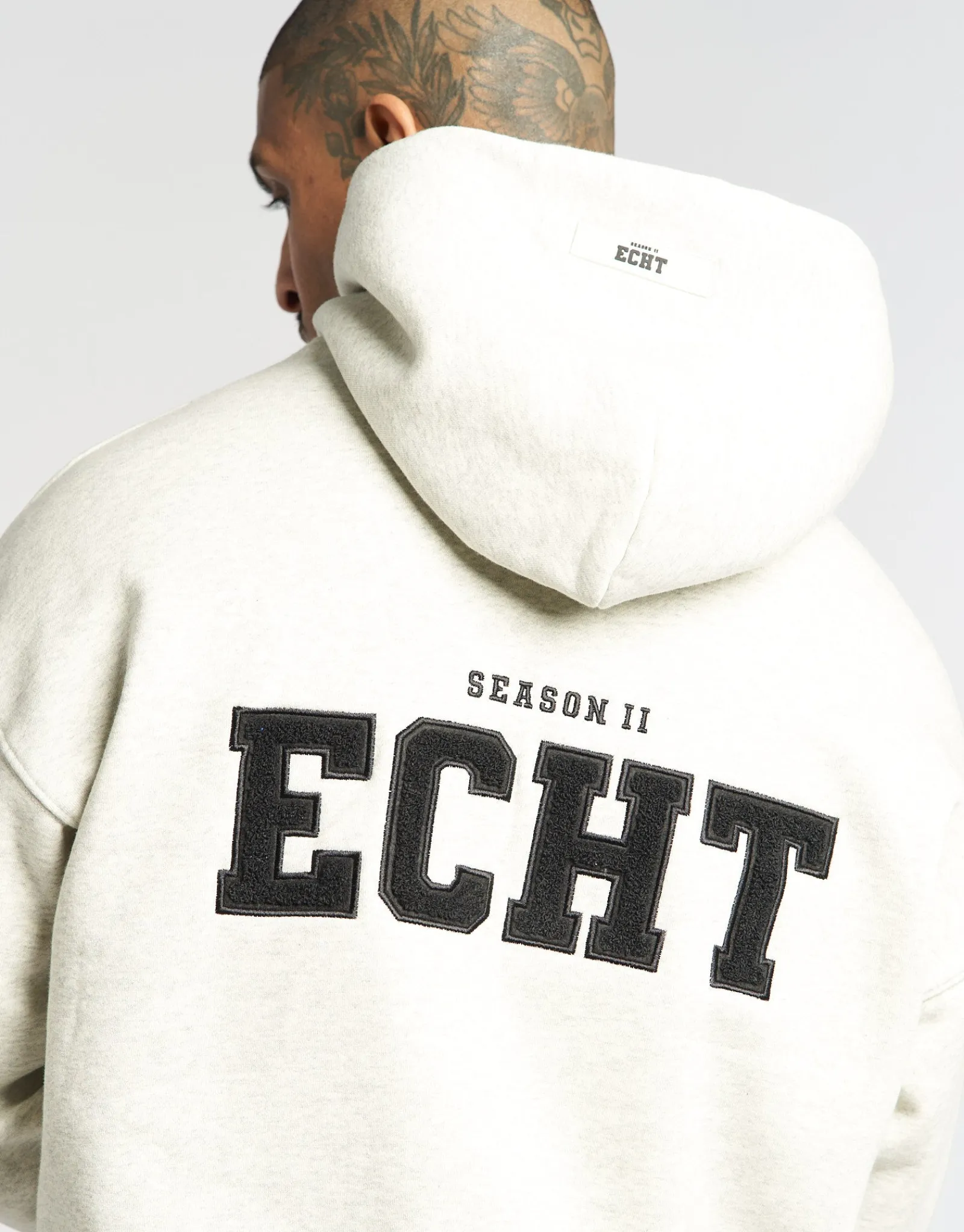 Fashion ECHT Season II Hoodie Heather Grey Cream