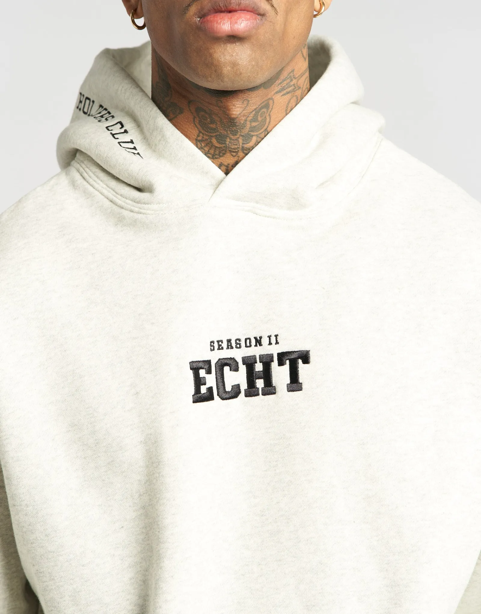 Fashion ECHT Season II Hoodie Heather Grey Cream