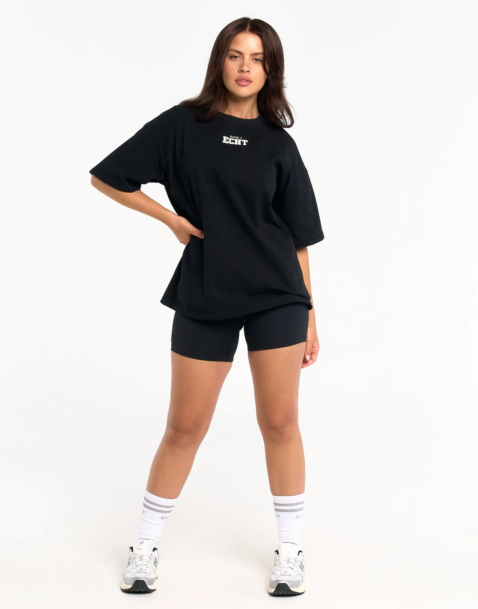 Discount ECHT Season II Tee Black Cream