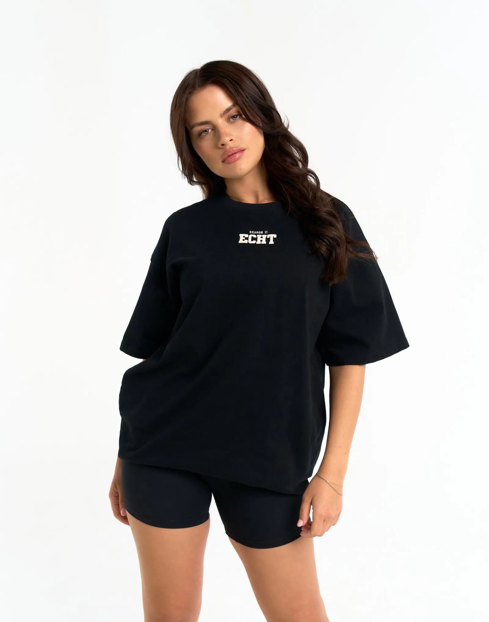 Discount ECHT Season II Tee Black Cream