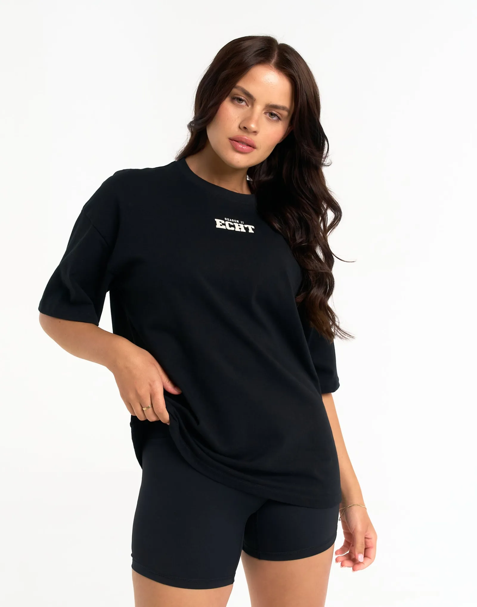 Outlet ECHT Season II Tee Black Cream