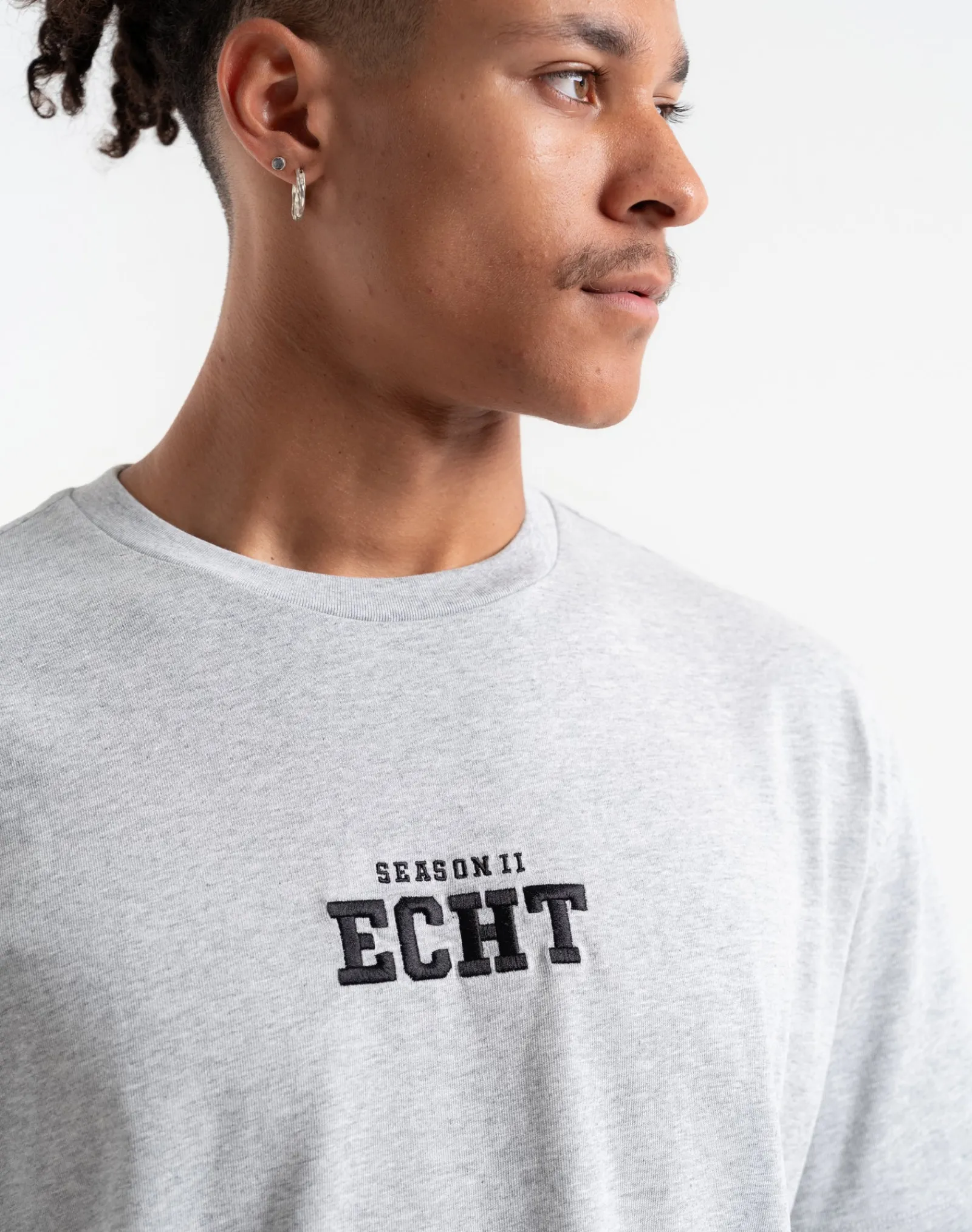 Clearance ECHT Season II T-Shirt Heather Grey