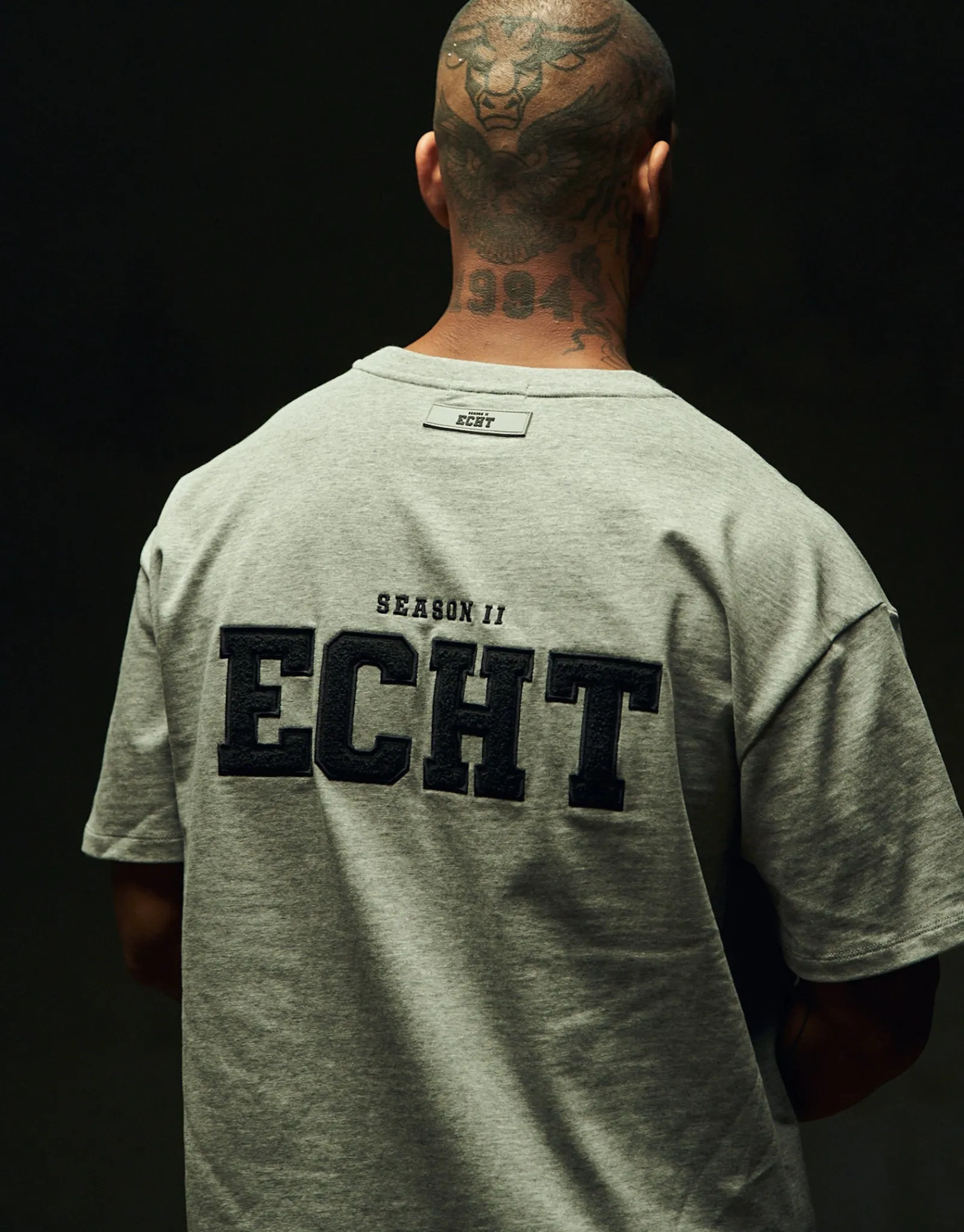 Clearance ECHT Season II T-Shirt Heather Grey