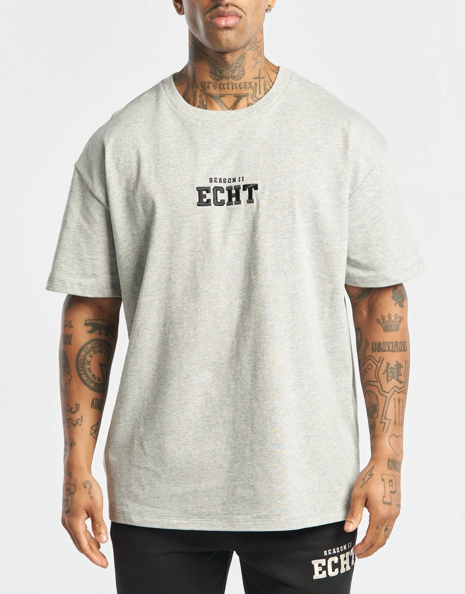 Clearance ECHT Season II T-Shirt Heather Grey