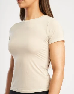 Outlet ECHT Shape Smoothing Tee Oatmeal