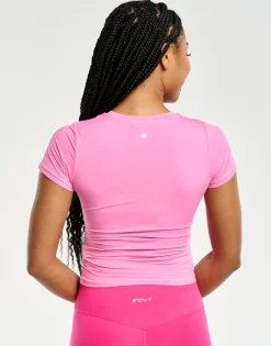 Best ECHT SmoothForm Ruched Sculpt Top Bright Pink